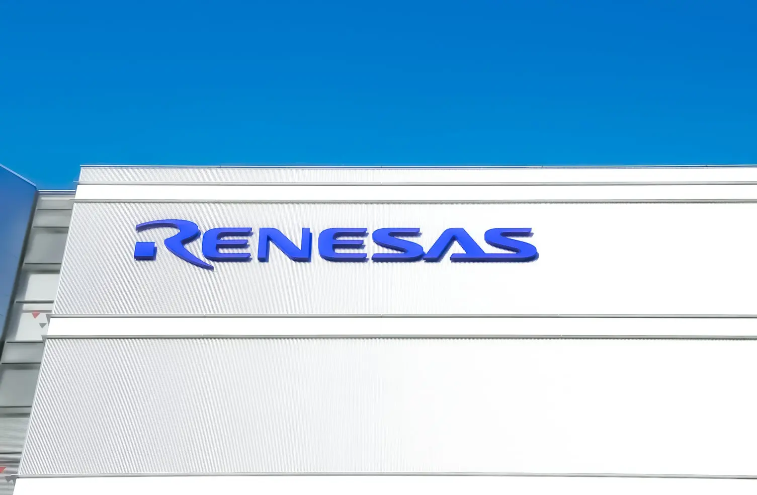 Renesas facility with logo