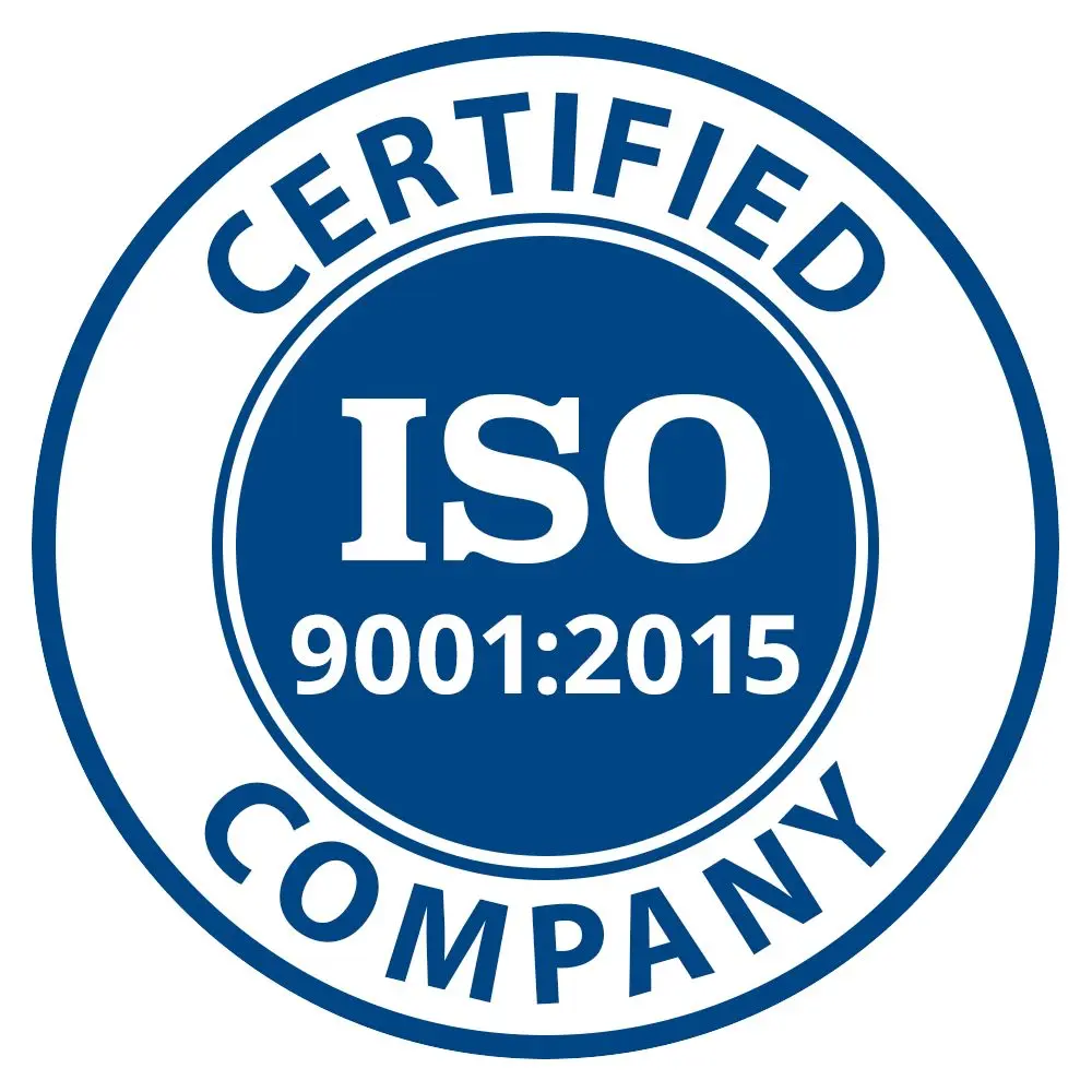 ISO 9001:2015 Certified Company