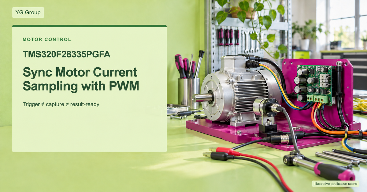 TMS320F28335PGFA: Sync Motor Current Sampling with PWM