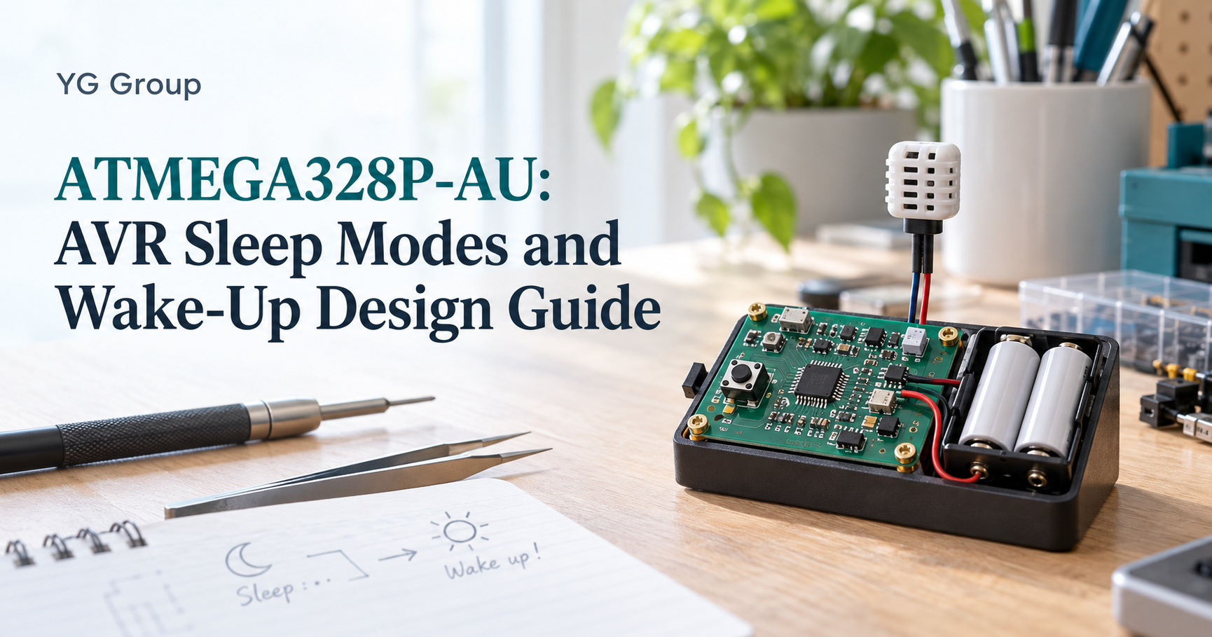 ATMEGA328P-AU: AVR Sleep Modes and Wake-Up Design Guide