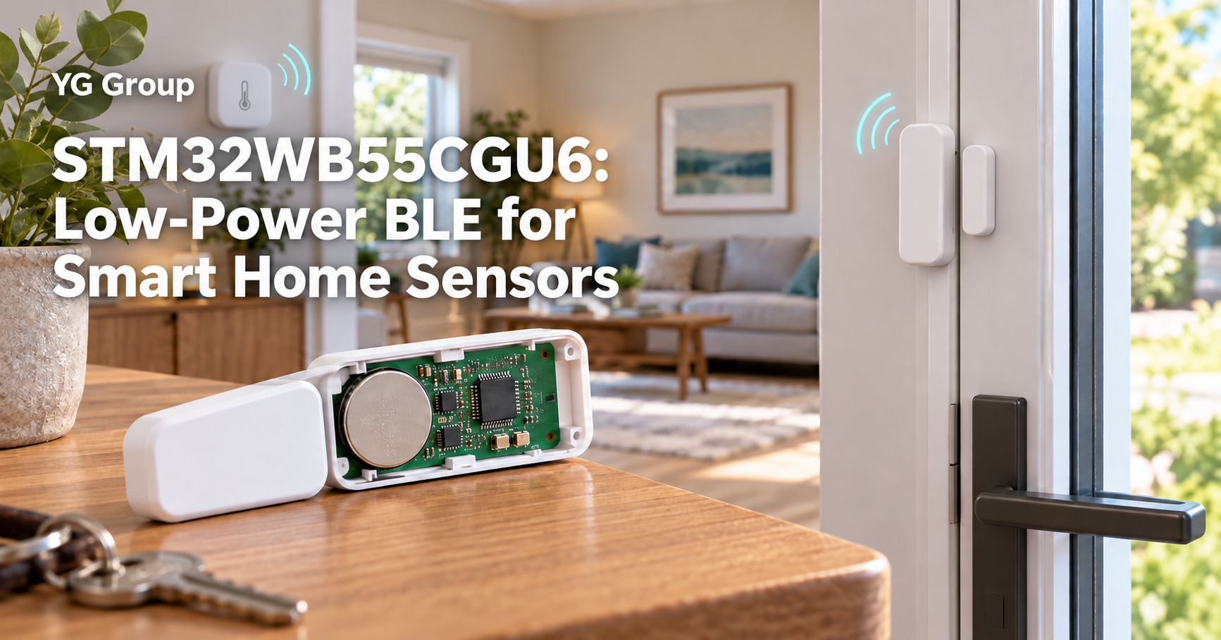 STM32WB55CGU6: Low-Power BLE for Smart Home Sensors