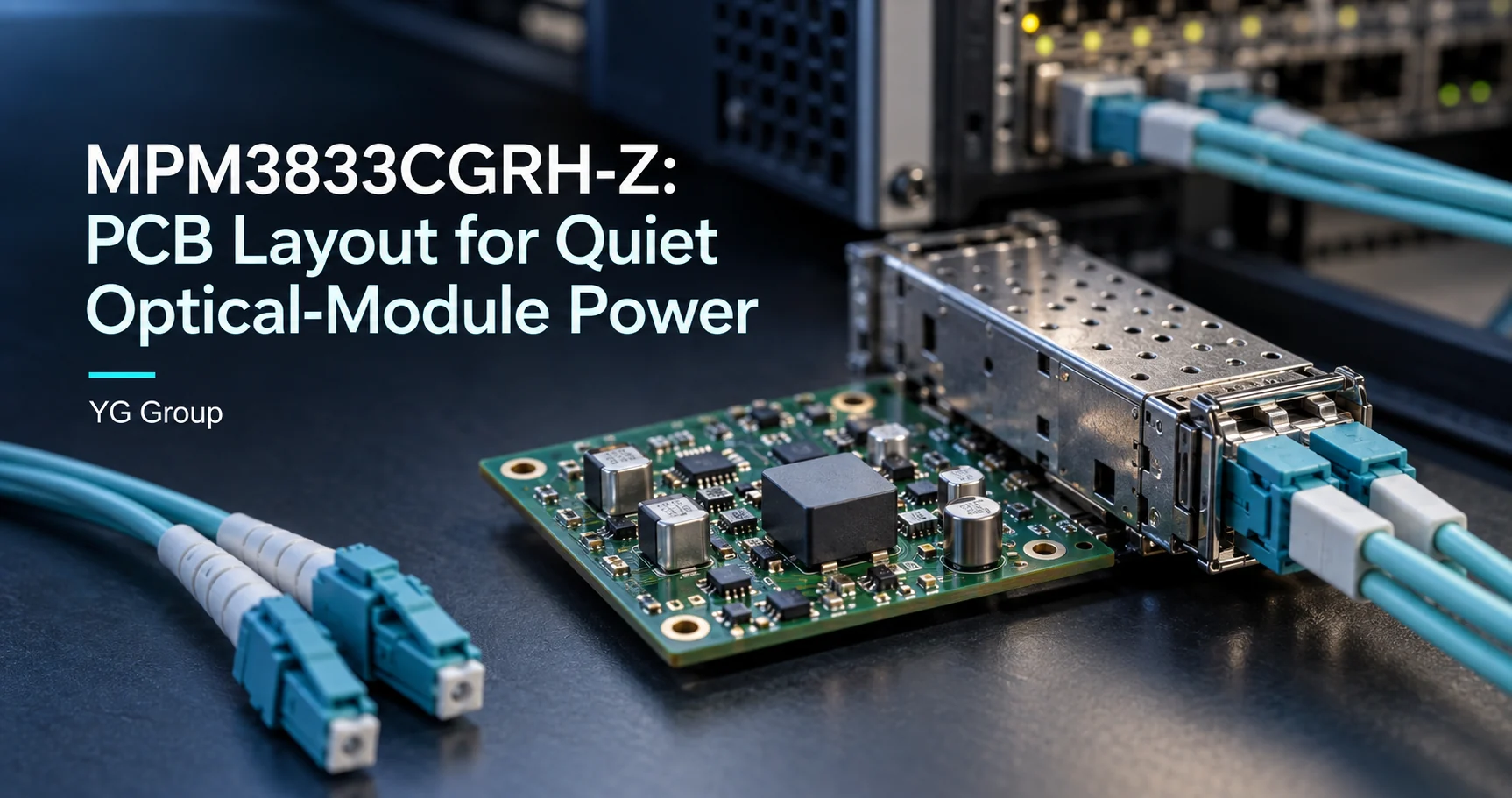 MPM3833CGRH-Z PCB Layout: Input Return, Feedback and Optical-Module Rails