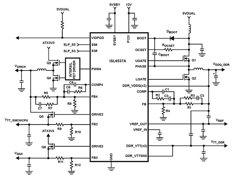 ISL6537ACRZ-T