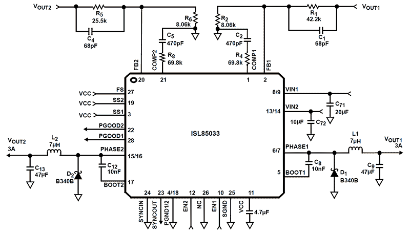 ISL85033IRTZ-T