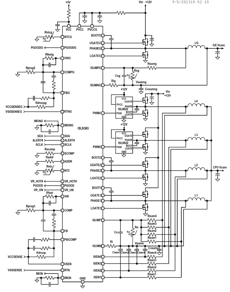 ISL6363IRTZ-T